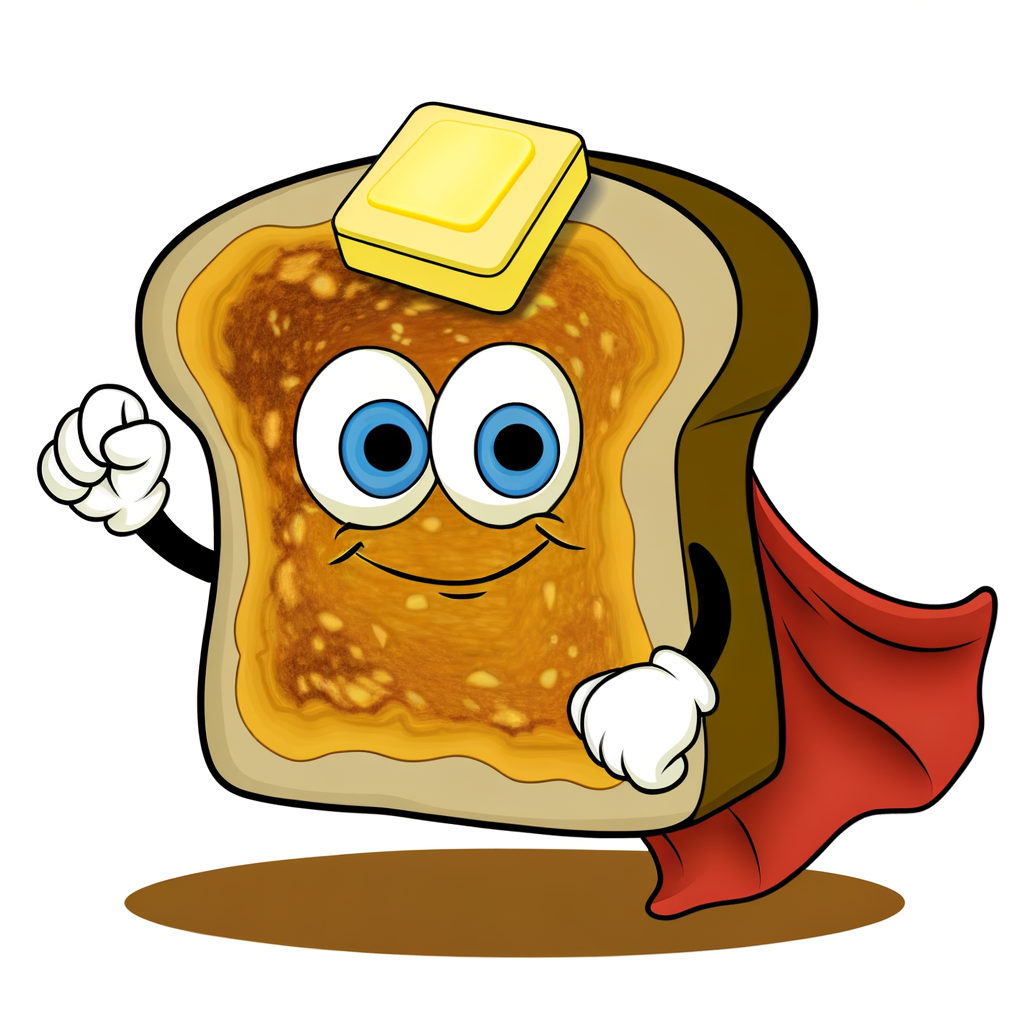 DALL-E-3's toast-mascot
