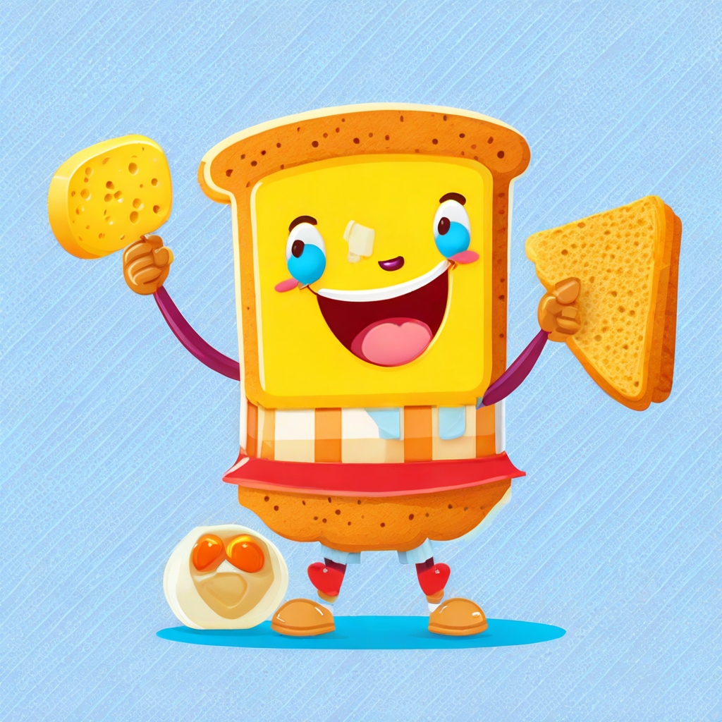Leonardos's toast-mascot