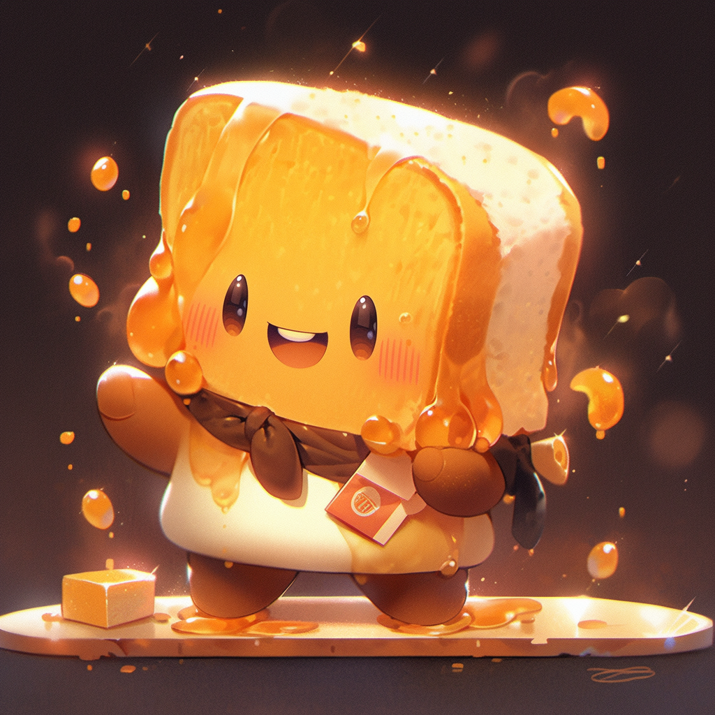 Midjourney's toast-mascot