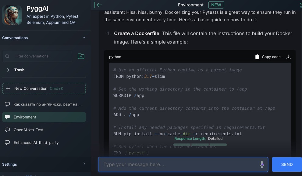 Environment setup guide